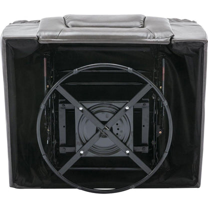 360Swivel and Rocking Home Theater Recliner Manual Recliner Chair with Wide Armrest for Living Room,Bedroom, Grey