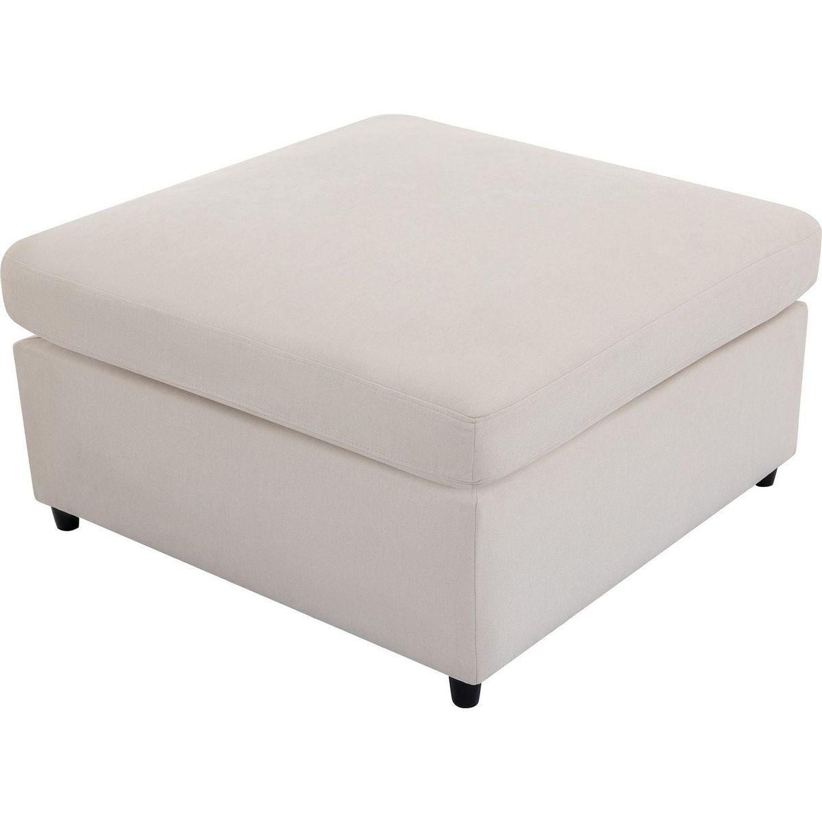 Modern Large U-Shape Sectional Sofa, with Removable Ottomans for Living Room (6-Seater)