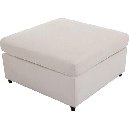 Modern Large U-Shape Sectional Sofa, with Removable Ottomans for Living Room (6-Seater)