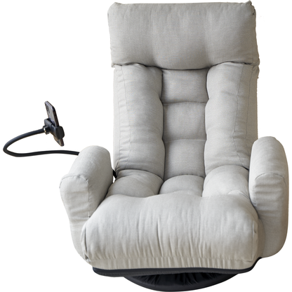 Adjustable head and waist, game chair, lounge chair in the living room, 360 degree rotatable sofa chair,Rotatable seat Leisure Chair deck chair