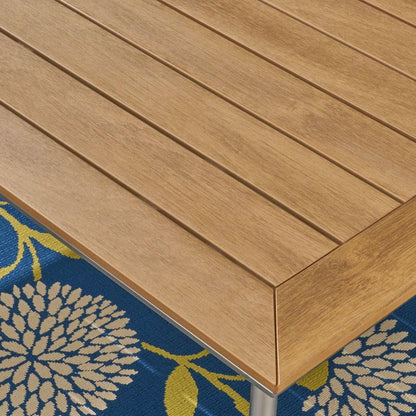 LEEDS DINING TABLE WITH FAUX WOOD TOP