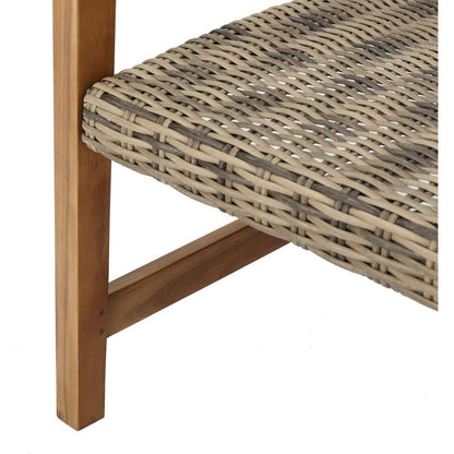 HAMPTON WOOD + WICKER CLUB CHAIR