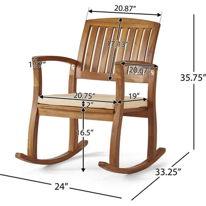 SELMA ROCKING CHAIR WITH CUSHION