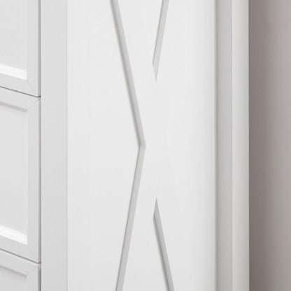 6 Drawer Dresser,6 Drawers cabinet Tall Chest of Drawers Closet Organizers Storage Clothes, cabinet of 6 drawers Living Room