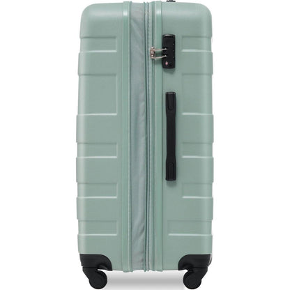 Luggage Sets New Model Expandable ABS Hardshell 3pcs Clearance Luggage Hardside Lightweight Durable Suitcase sets Spinner Wheels Suitcase with TSA Lock 20"24"28"(Green)