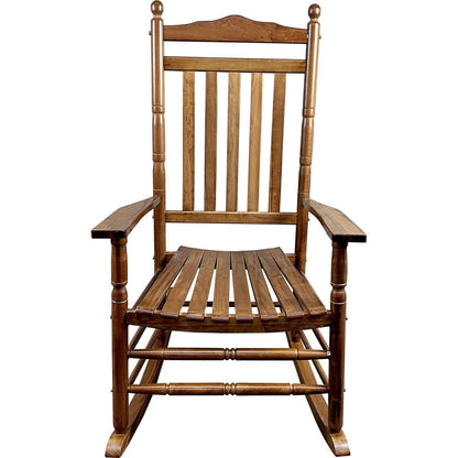 BALCONY PORCH ADULT ROCKING CHAIR OAK