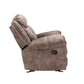 Zubaida Glider Recliner, 2-Tone Chocolate Velvet