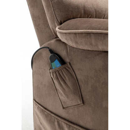 Lounge chair lift chair relax sofa chair sitting room furniture sitting room power supply elderly electric lounge chair (180 degree lying flat) - Streamdale Furniture