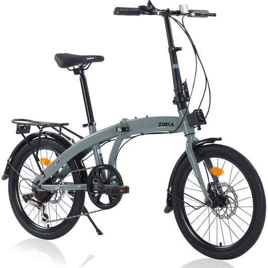 20" Folding Bike Steel Frame 7 Speed City Bike