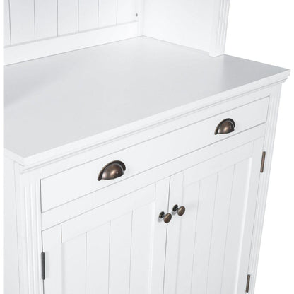 83.4"Tall Bookshelf with LED Lighting, Modern Bookcase with 2 Doors and 1 Drawer,Storage Bookcase with Open Shelves for Living Room,Home Office,White