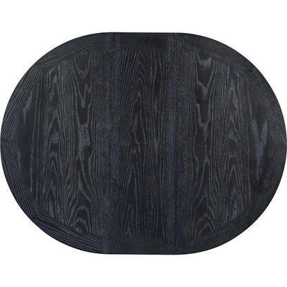 Retro Functional Extendable Dining Table with a 12" Leaf for Dining Room and Living Room (Espresso)