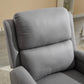 Best Choice Recliner Chair Living Room Reclining Sofa Chair, Home Theater Seating Modern Recliner, Manual Recliner Sofa Chair for Living Room/Office/Apartment, Easy-to-Reach Side Button - Gray