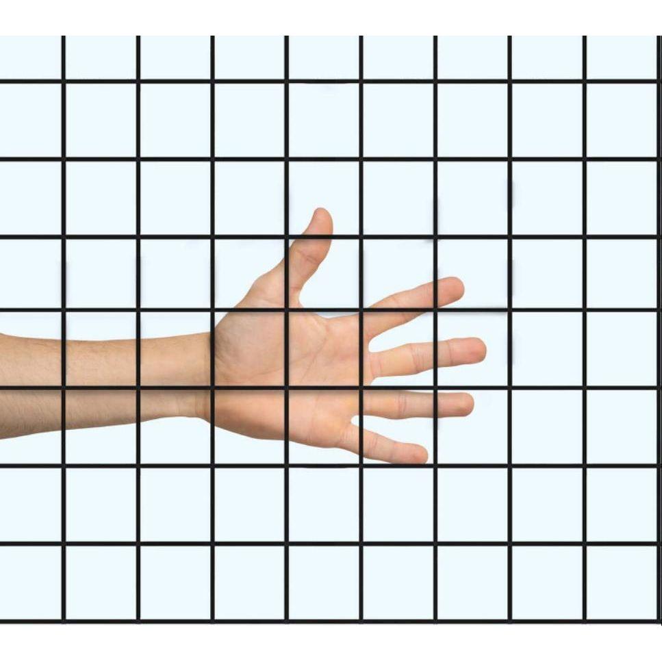 24 inchx50 ft Black Vinyl Coated Hardware Cloth, 21 Gauge 1/4 inch Black PVC Hardware Cloth, Black Welded Wire Fence Supports Poultry-Netting Cage-Home Improvement and Chicken Coop