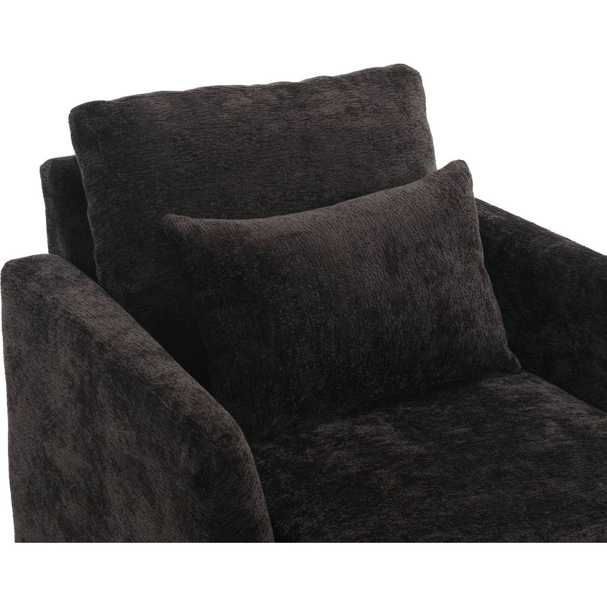 Wood Frame Armchair, Modern Accent Chair Lounge Chair for Living Room