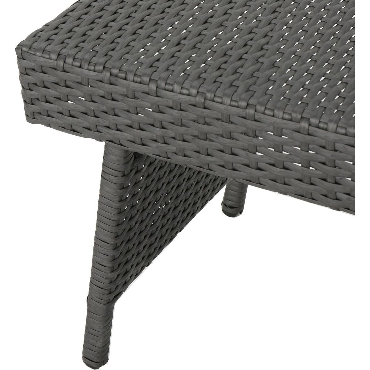 SALEM PE WICKER SNACK TABLE