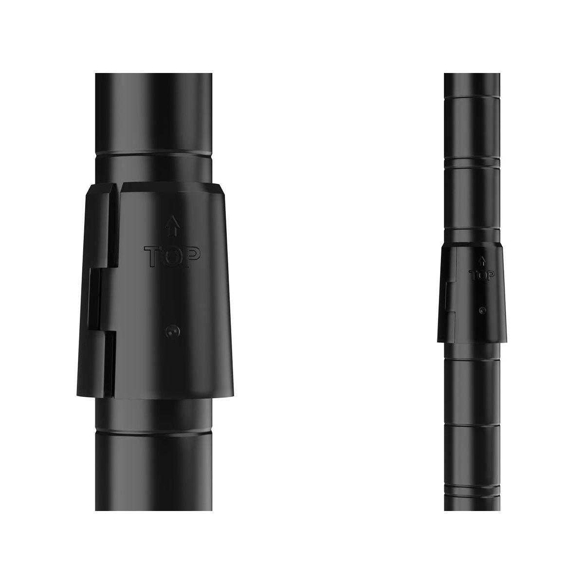 6 Tier Shelf Corner Wire Shelf Rack Pentagonal Shelves Adjustable Metal Heavy Duty Free Standing Corner Storage Display Chrome Rack for Bathroom, Living Room, Kitchen - Black