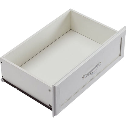 Bedroom dresser, 9 drawer long dresser with antique handles, wood chest of drawers for kids room, living room, entry and hallway, White, 47.56"W x 15.75"D x 34.45"H.