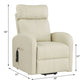 Ricardo Recliner w/Power Lift, Beige PU