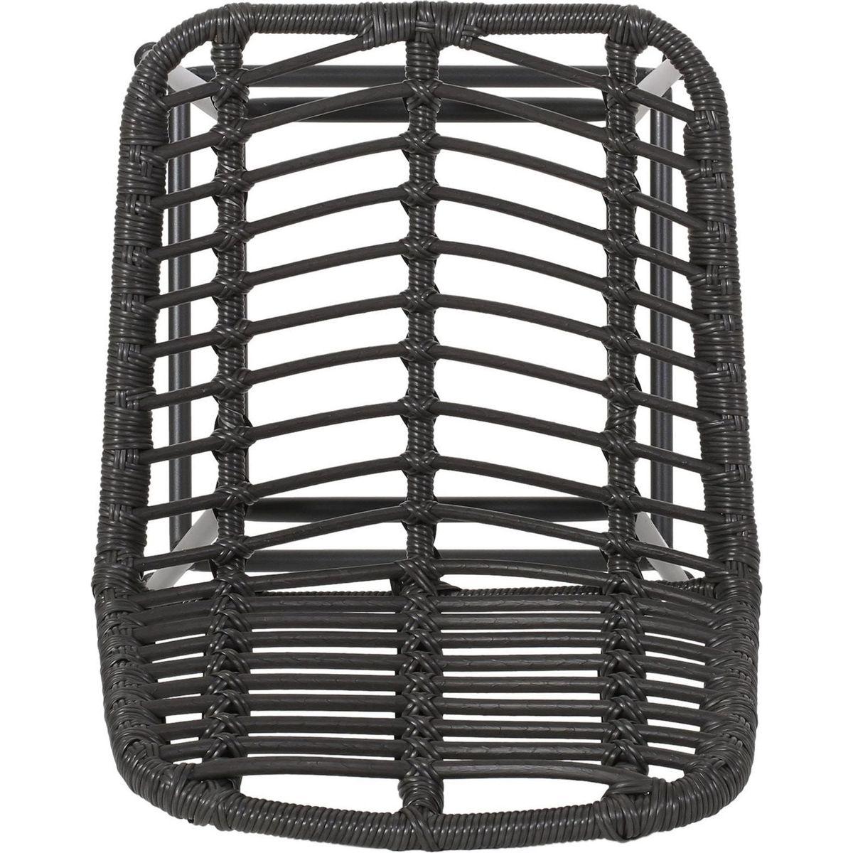 Sawtelle Outdoor Wicker Barstools (Set of 2)