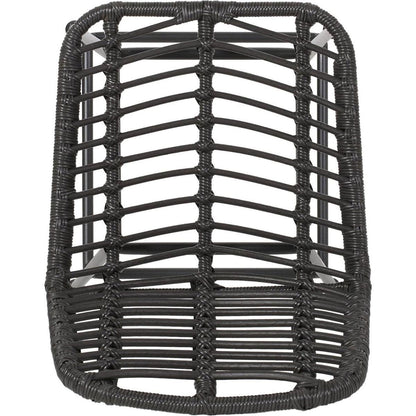 Sawtelle Outdoor Wicker Barstools (Set of 2)