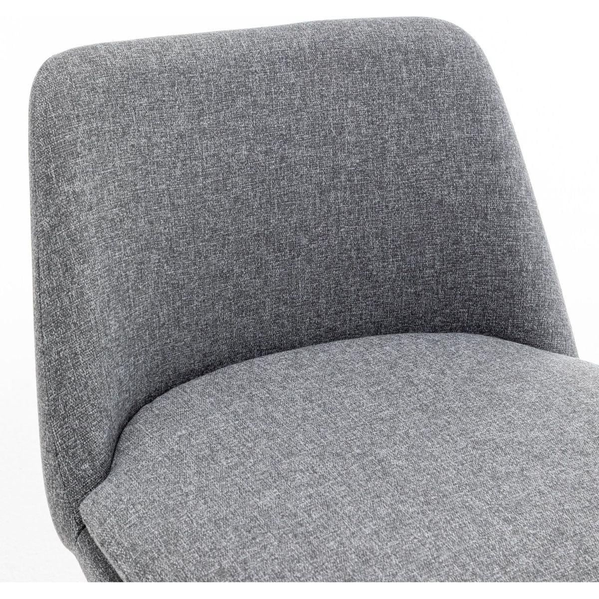 Counter Height Swivel Bar Stools Set of 2, 360 Swivel Upholstered Barstools with Back and Metal Legs, 25.6" Seat Height,Counter Stools for Kitchen Island and Pub,Linen Cloth,Grey