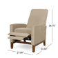 27" Wide Wood Hand Manual Club Recliner