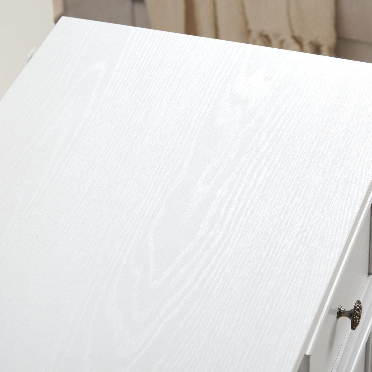 Modern 6 Drawers Dresser 6 Drawers Cabinet,Chest of Drawers Closet Organizers and Storage Clothes Storage Drawers Cabinet for Living Room, Farmhouse Dresser Organizer white