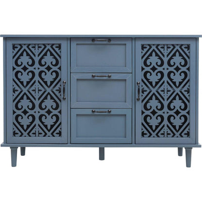 2 Door 3 Drawer Cabinet, American Furniture, Suitable for Bedroom, Living Room, Study