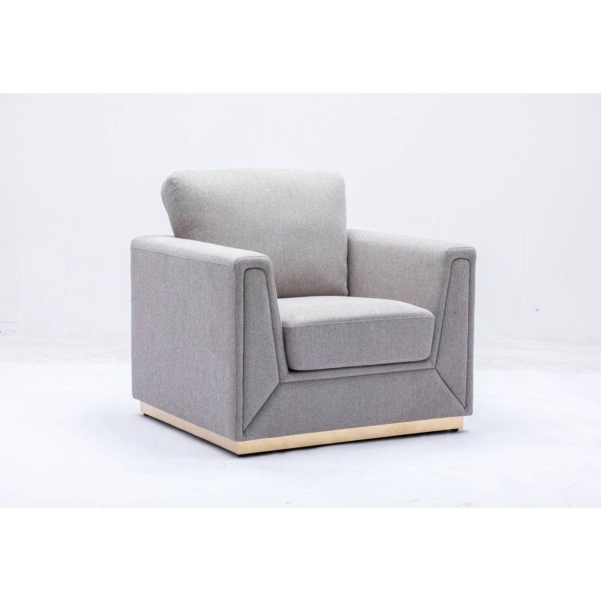 Valin Chair, Gray Linen