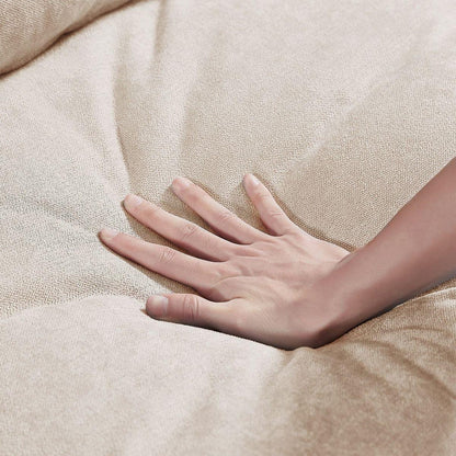 Modern Large L-Shape Feather Filled Sectional Sofa, Convertible Sofa Couch with Reversible Chaise for Living Room