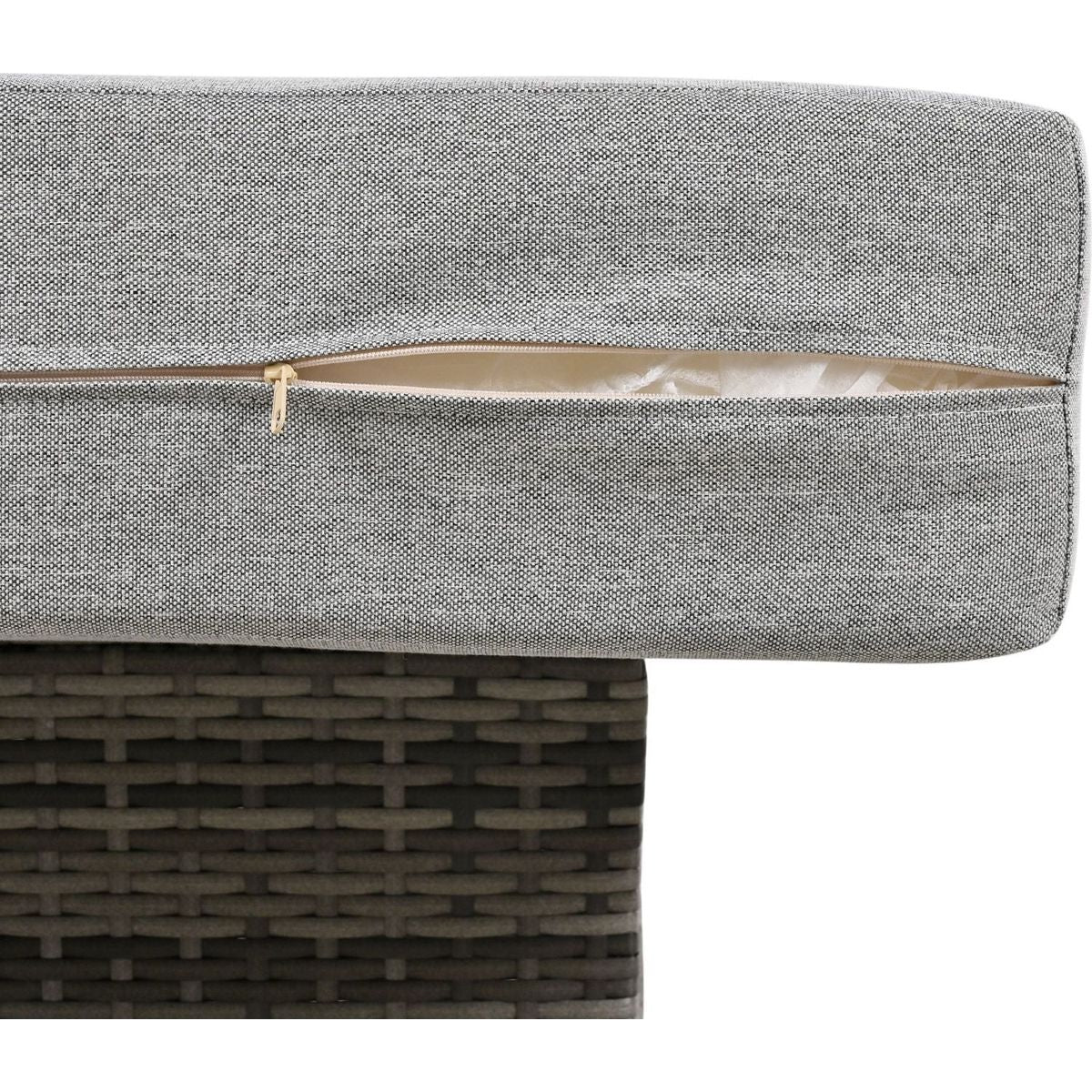 U-shaped multi-person outdoor sofa set, suitable for gardens, backyards, and balconies.