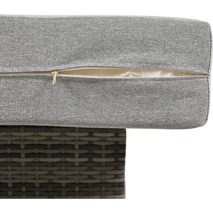 U-shaped multi-person outdoor sofa set, suitable for gardens, backyards, and balconies.