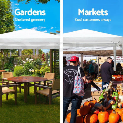 10x30' Wedding Party Canopy Tent Outdoor Gazebo with 8 Removable Sidewalls