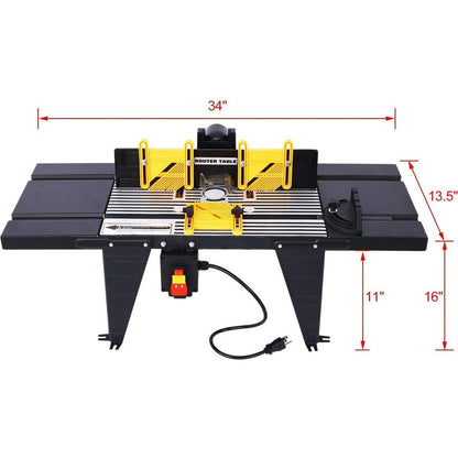 Electric Benchtop Router Table Wood Working Craftsman Tool
