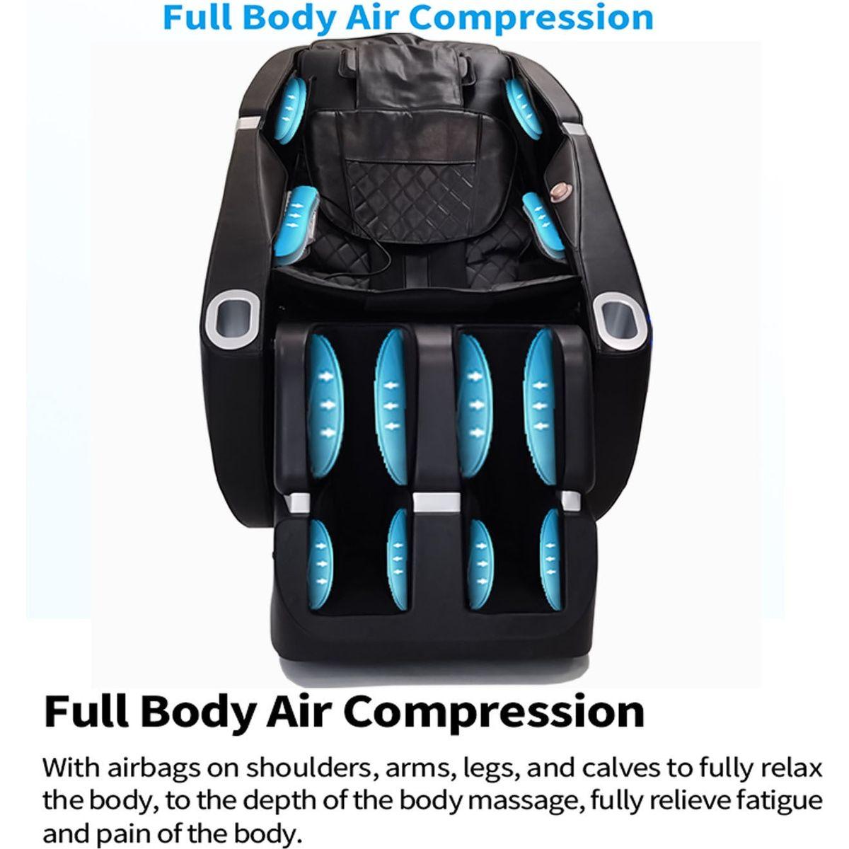 SL type pulley guide -durable leather-2D motor-massage manipulator-Space Saver Design- Track Sliding Zero Gravity Multifunction Massage Chair