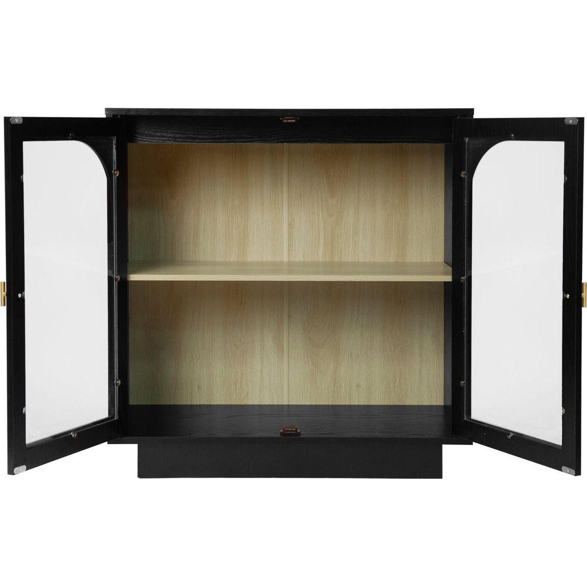 Storage Cabinet with Acrylic Door for Living Room, Dining Room, Study