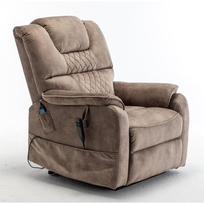 Lounge chair lift chair relax sofa chair sitting room furniture sitting room power supply elderly electric lounge chair (180 degree lying flat) - Streamdale Furniture