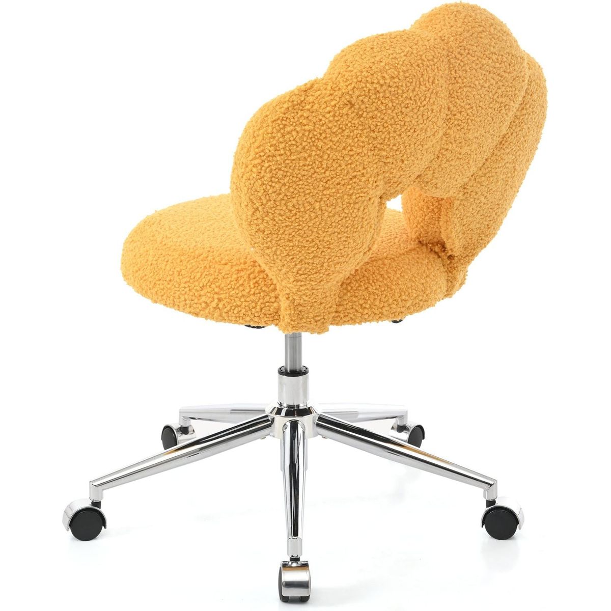 360Swivel Height Adjustable,Swivel Chair,Teddy fabric,home office chair