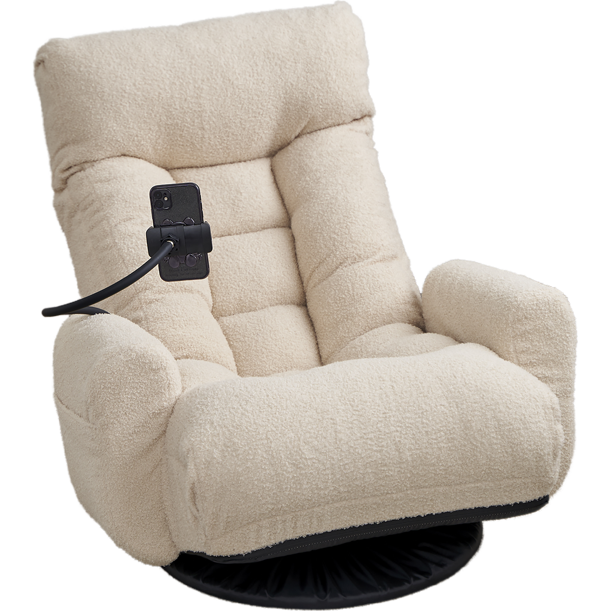 Adjustable head and waist, game chair, lounge chair in the living room, 360 degree rotatable sofa chair,Rotatable seat Leisure Chair deck chair