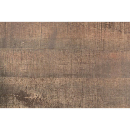 Oak Finish 1pc Nightstand Paper veneer Bedroom Furniture 2-Drawers Bedside Table