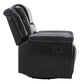 360Swivel and Rocking Home Theater Recliner Manual Recliner Chair with Wide Armrest for Living Room,Bedroom, Black