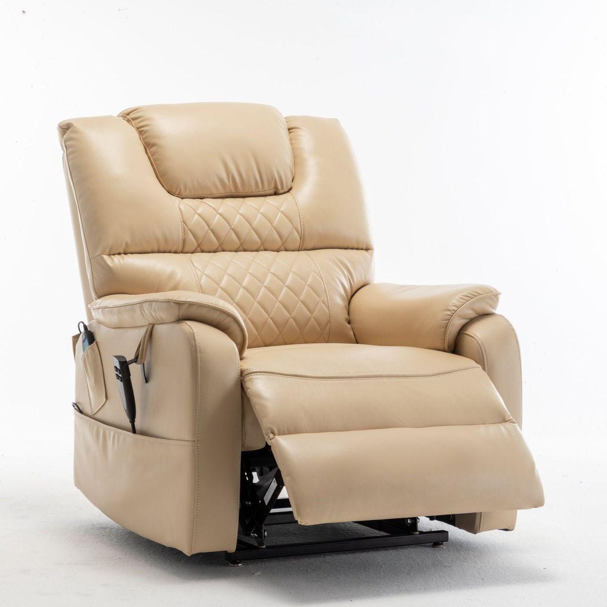 Lounge chair lift chair relax sofa chair sitting room furniture sitting room power supply elderly electric lounge chair (180 degree lying flat)