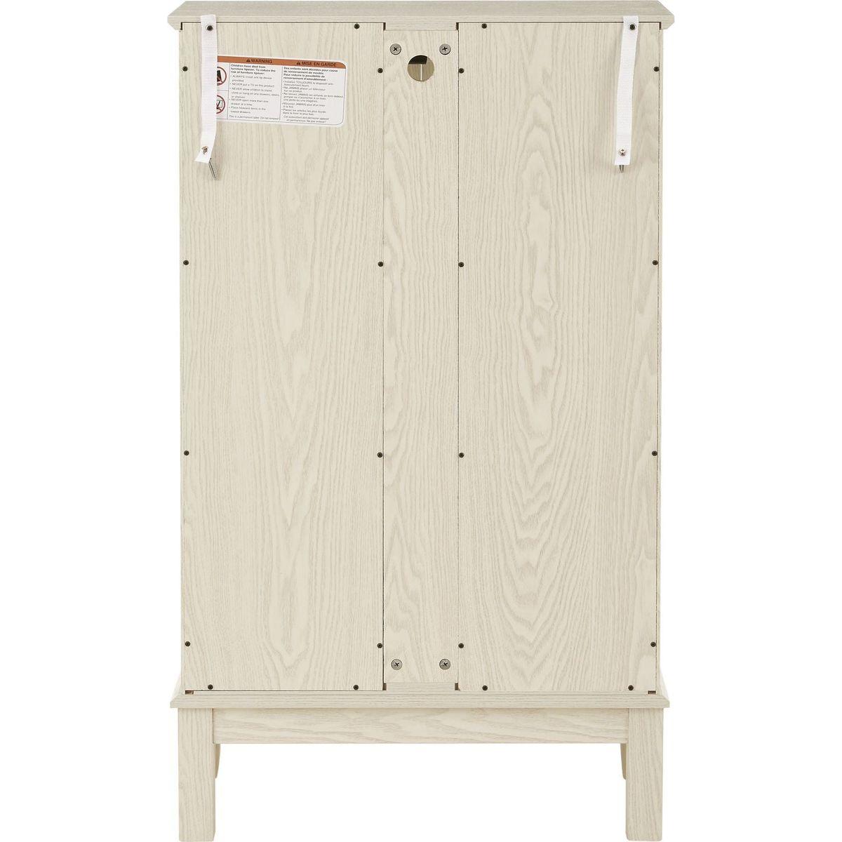 2 Doors Curio Cabinet with Tempered Glass Doors, Curio Cabinets with Mirrored Back Panel and Adjustable Shelves, Lighted Display Cabinet for Home, Office Light Bulb Included White