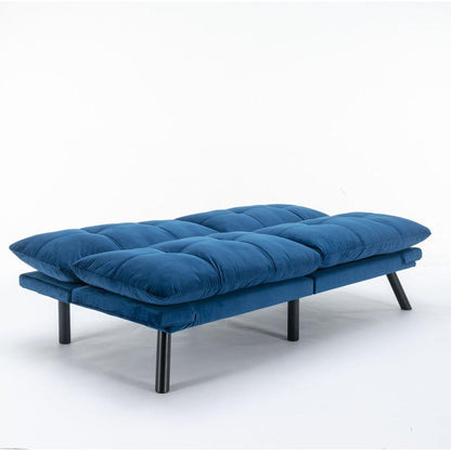 Navy Blue Convertible Folding Modern sofa Bed
