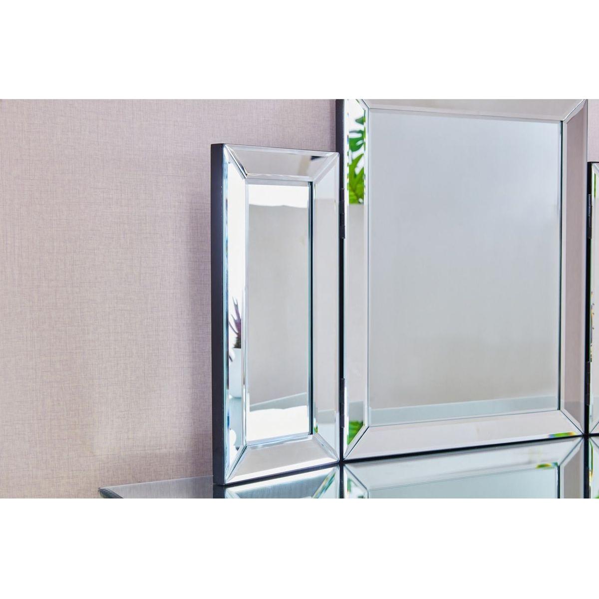 W 31 inch X H 20 inch Mountain shaped Folding vanity mirror Widely used in homes and offices