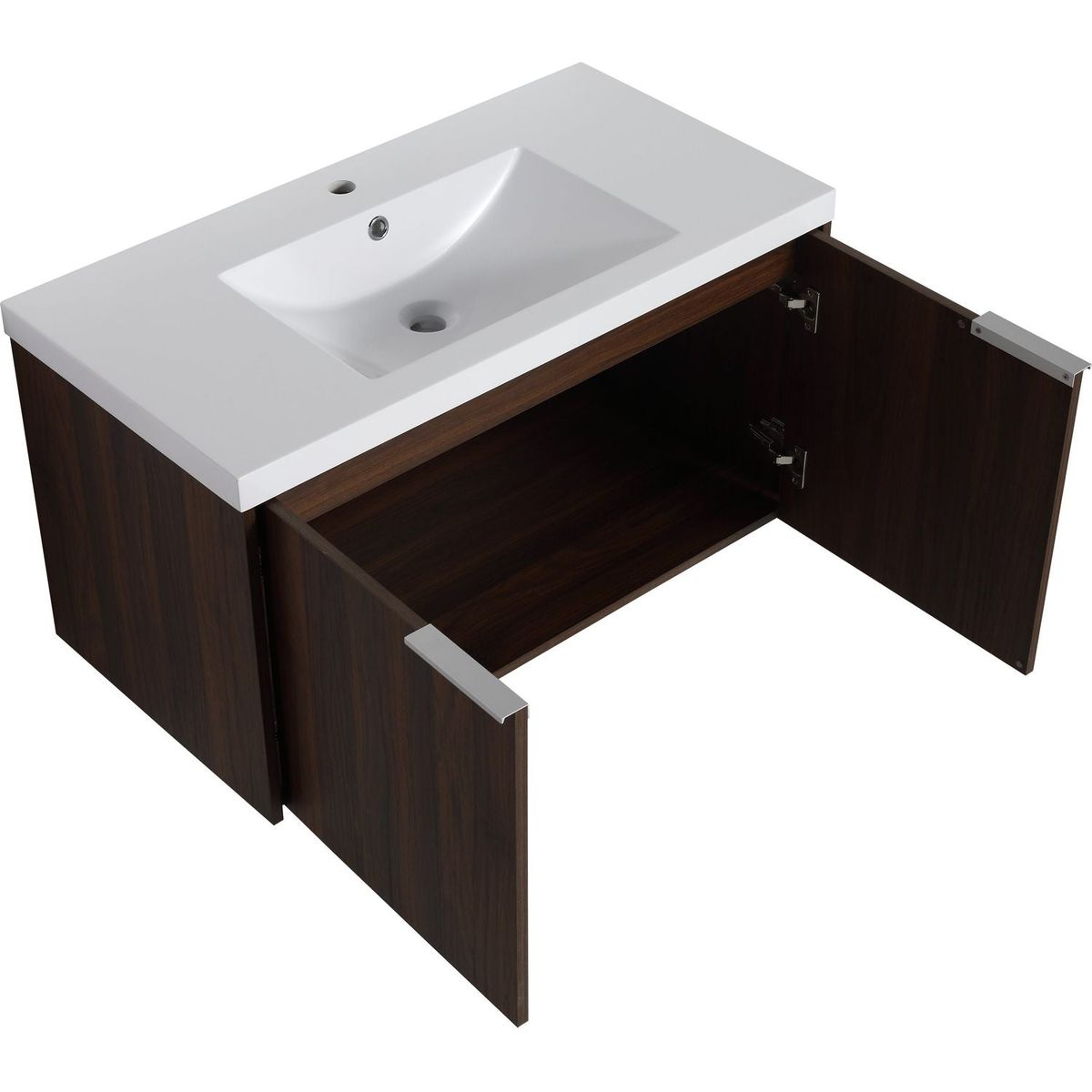 84 Inch Soft Close Doors Bathroom Vanity With Sink, A Small Storage Shelves, 36" and 12" Combination Cabinet,(KD-Packing)