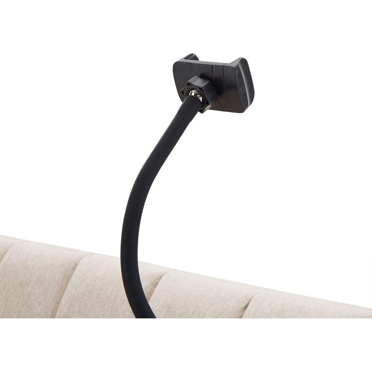 55.9" Convertible Sofa Bed Loveseat Sofa with Three USB Ports, Two Side Pockets, Two Cup Holders and 360Swivel Phone Holder for Living Room, Beige