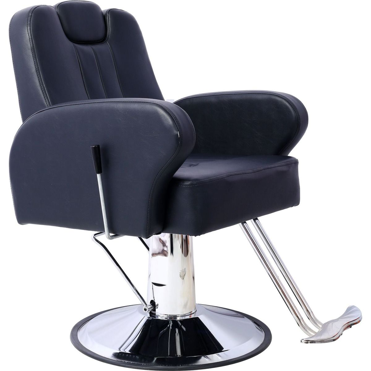 Artist hand Hair Stylist All Purpose Barber Chair for Barbershop Salon Chair,Heavy Duty Hydraulic Barber Chair Spa Furniture Shampoo Reclining Extra Wider Seat Beauty Hair Salon Equipment black