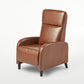 33.5" Wide Faux Leather Push Back Standard Recliner