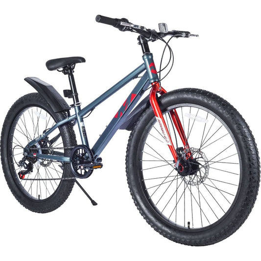 Mountain Bike for Girls and Boys Mountain 24 inch shimano 7-Speed bike